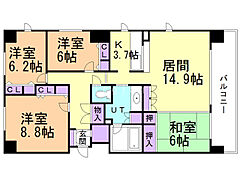 物件の間取り