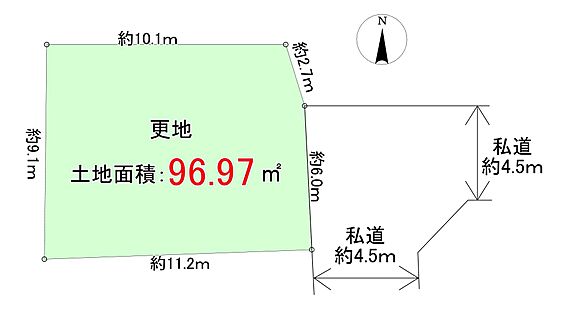 更地渡し、一部...