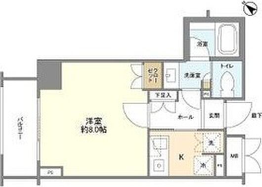 クオリア銀座 ｜東京都中央区銀座7丁目(賃貸マンション1K・10階・25.92㎡)の写真 その2