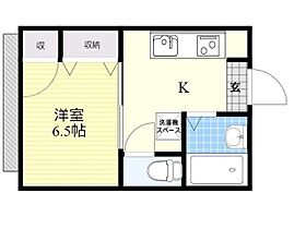 サンライズ六坊2 103 ｜ 大分県大分市六坊北町2番53号（賃貸アパート1K・1階・25.00㎡） その2