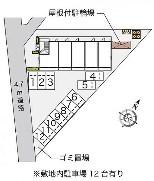 レオパレスＳＨＩＮＢＡＫＵ 303｜岡山県岡山市中区国富(賃貸マンション1K・3階・26.49㎡)の写真 その3