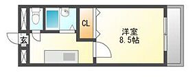 シダー西大寺 504 ｜ 岡山県岡山市東区西大寺中野（賃貸マンション1K・5階・25.19㎡） その2