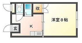 ブライトライツ高島 408 ｜ 岡山県岡山市中区中井1丁目（賃貸マンション1K・4階・25.74㎡） その2