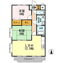 岡山県岡山市中区清水（賃貸アパート2LDK・3階・57.00㎡） その2