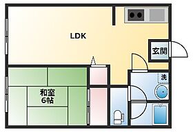 平岡コーポ 202 ｜ 岡山県備前市西片上632-1（賃貸アパート1LDK・2階・34.78㎡） その2