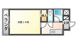 サニークレスト清水 706 ｜ 岡山県岡山市中区清水1丁目（賃貸マンション1K・7階・26.80㎡） その2