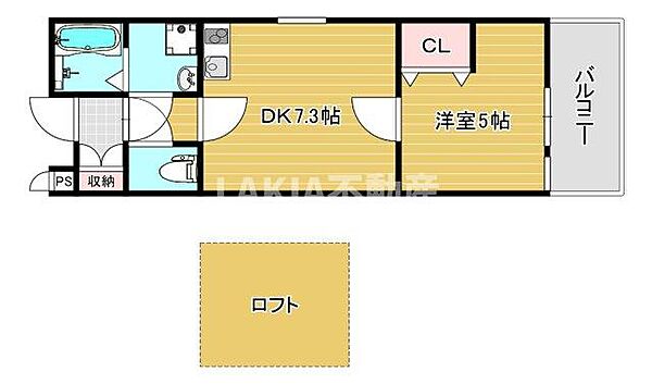 コーポミライズ ｜大阪府大阪市生野区生野西4丁目(賃貸アパート1DK・3階・30.42㎡)の写真 その2