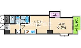 CITY SPIRE上町台  ｜ 大阪府大阪市天王寺区上本町9丁目3-4（賃貸マンション1LDK・2階・34.81㎡） その2