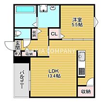 帝塚山レジデンス楓  ｜ 大阪府大阪市阿倍野区北畠1丁目（賃貸アパート1LDK・2階・47.39㎡） その2