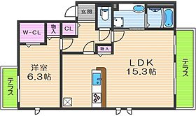 セジュールコートあべのSR  ｜ 大阪府大阪市阿倍野区阪南町2丁目10-12（賃貸アパート1LDK・2階・53.75㎡） その2