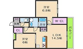 レジデンス今川  ｜ 大阪府大阪市東住吉区今川5丁目7-3（賃貸アパート2LDK・2階・62.66㎡） その2