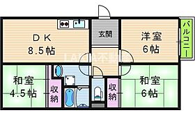 レジデンストーア  ｜ 大阪府大阪市阿倍野区美章園2丁目（賃貸マンション3LDK・4階・65.25㎡） その2