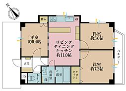 間取図画像 3LDK