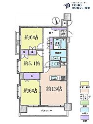間取図画像 3LDK