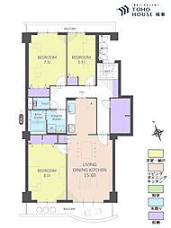 間取図画像 3LDK