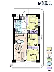 間取図画像 3LDK