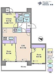 間取図画像 2SLDK