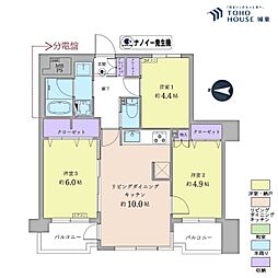 間取図画像 3LDK