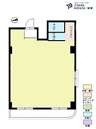 シルバーマンション新宿 ワンルームの間取図画像