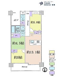 間取図画像 3LDK