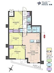 間取図画像 3LDK