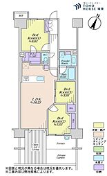 グランシティユーロコート赤羽 3LDKの間取図画像