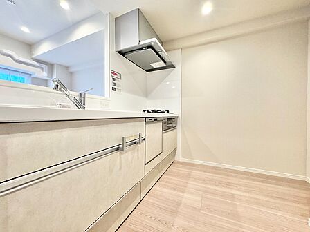 スマートな意匠と充実の機能を備えたキッチンが、暮らしにおいしい彩りを添えます。