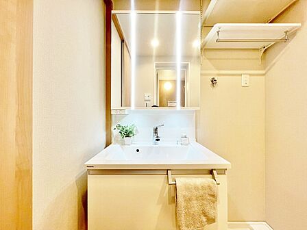 何かと物が増える場所だからこそ、スッキリと見映えの良い空間に。