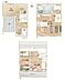 間取り：2ＳＬＤＫ、土地面積65．04平米、建物面積109．6平米