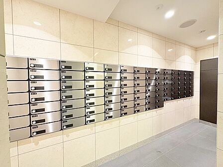 郵便物を受け取るための郵便受けも、きちんと管理されています。