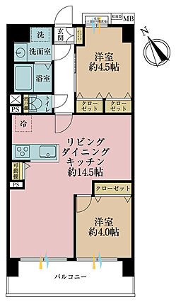 2ＬＤＫ、専有...