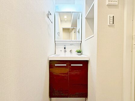 何かと物が増える場所だからこそ、スッキリと見映えの良い空間に。