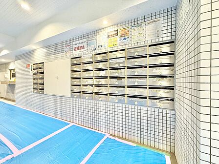郵便物を受け取るための郵便受けも、きちんと管理されています。