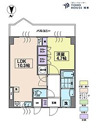 ライオンズマンション東池袋第2 1LDKの間取図画像