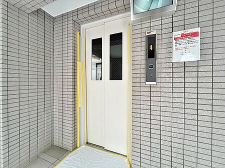 エレベーターの管理も、きちんと行き届いてます。