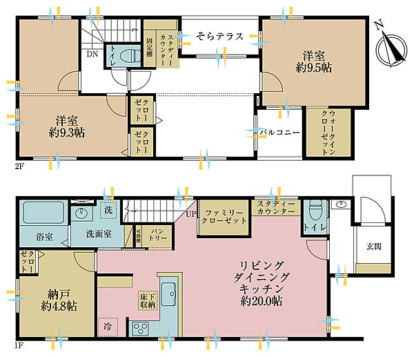 間取りを拡大表示