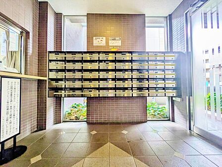 郵便物を受け取るための郵便受けも、きちんと管理されています。