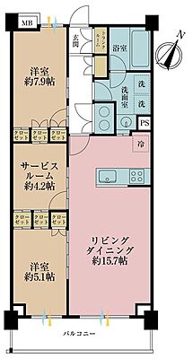 間取り カーサ・ダルテ 2階/-