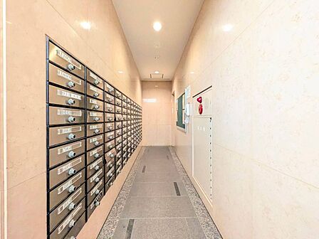 郵便物を受け取るための郵便受けも、きちんと管理されています。