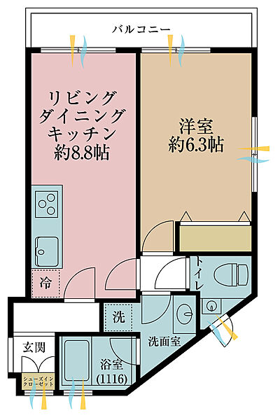 間取りを拡大表示
