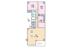 間取図画像 3LDK