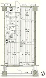 間取図画像 2SLDK