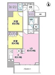 スタイリオ品川中延 2LDKの間取図画像
