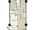 田園調布南マンション4階17.4万円