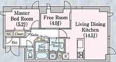 物件の間取り