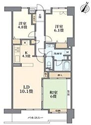 コア・スターレ西大井 3LDKの間取図画像
