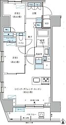 パークアクシス大森山王 2LDKの間取図画像