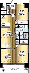 マンション東品川ガーデニア 3LDKの間取図画像