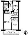 アクティ目黒駅前1号棟6階29.6万円