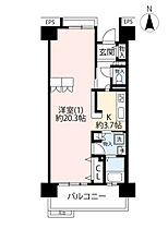 URサンヴァリエ桜堤  ｜ 東京都武蔵野市桜堤1丁目（賃貸マンション1K・3階・57.27㎡） その2